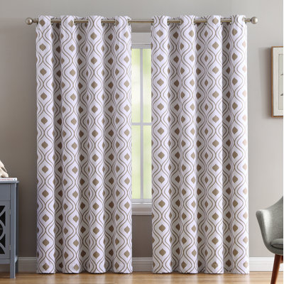 Brown Amp Ivory And Cream Curtains Amp Drapes You Ll Love In